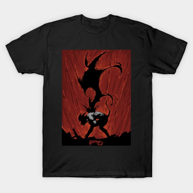 devilman crybaby T-Shirt by Amartwork